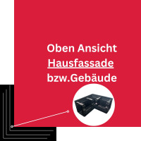 Eckstück für Entwässerungsrinne CANYON 3.0, innen 90° Eckelement aus Kunststoff inkl. 4x Konsolen