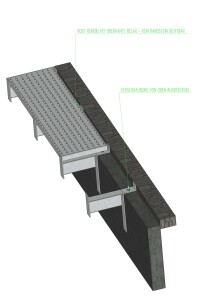 Winkelkonsole für Rinnenroste Typ 3 für Rostbreite 200 mm